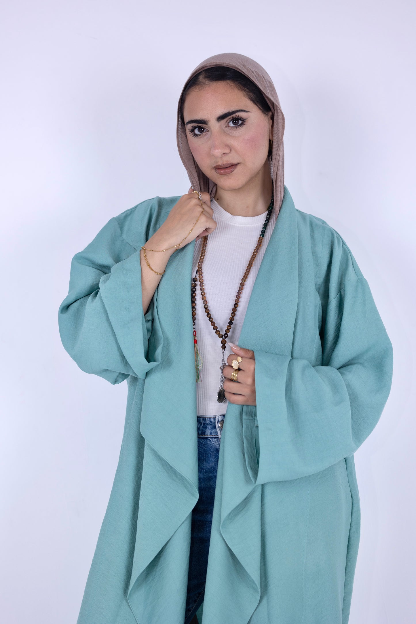 Free Flow Kimono in Mint
