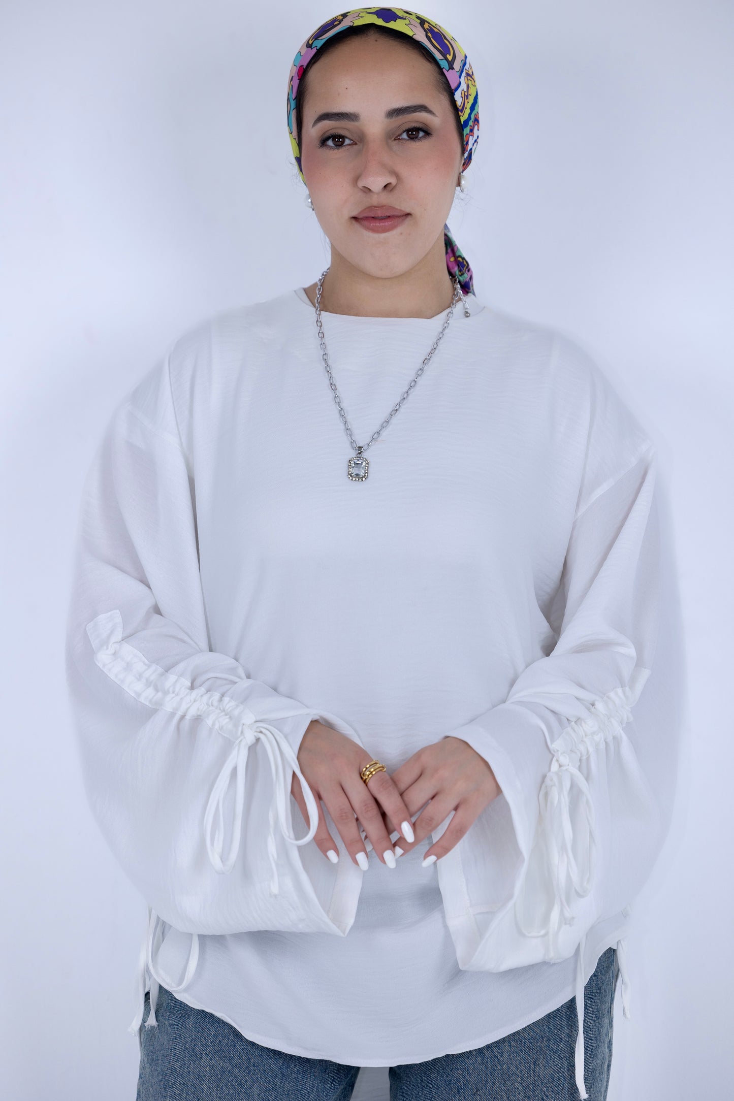 Lumi Blouse in white
