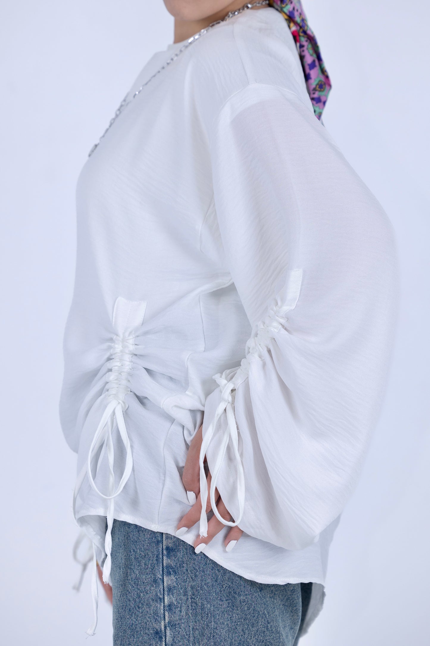 Lumi Blouse in white