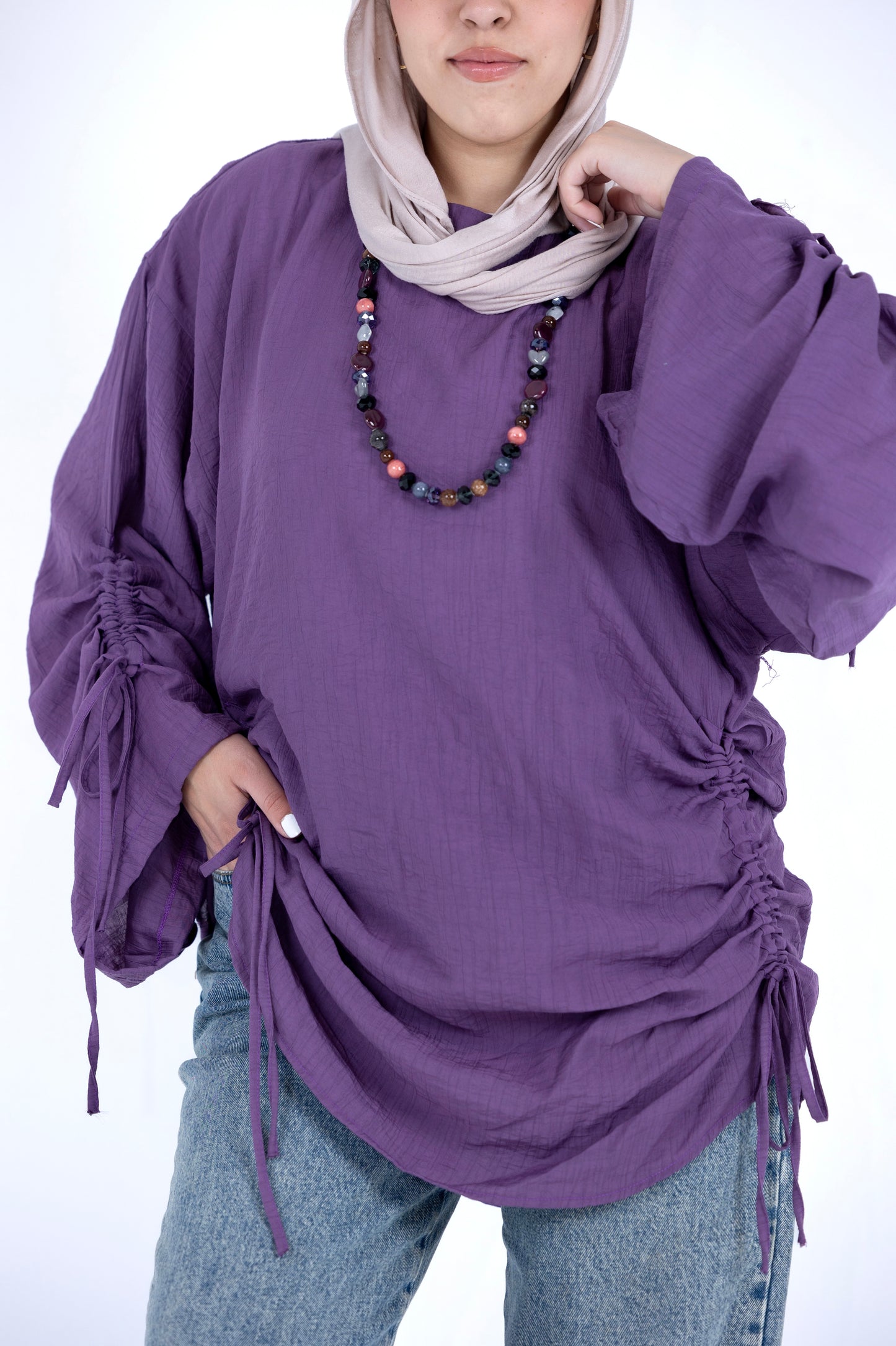 Lumi Blouse in Purple