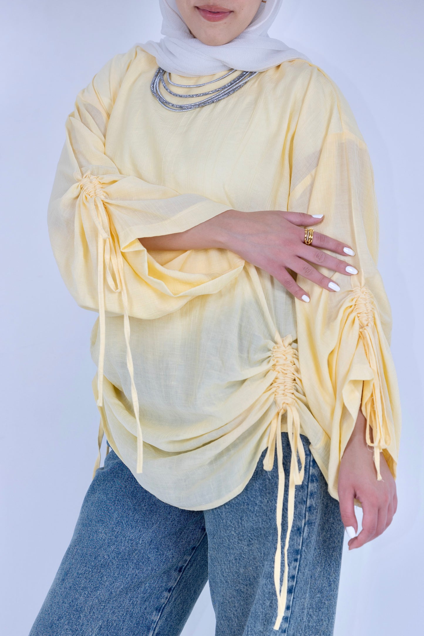 Lumi Blouse in Butter Yellow