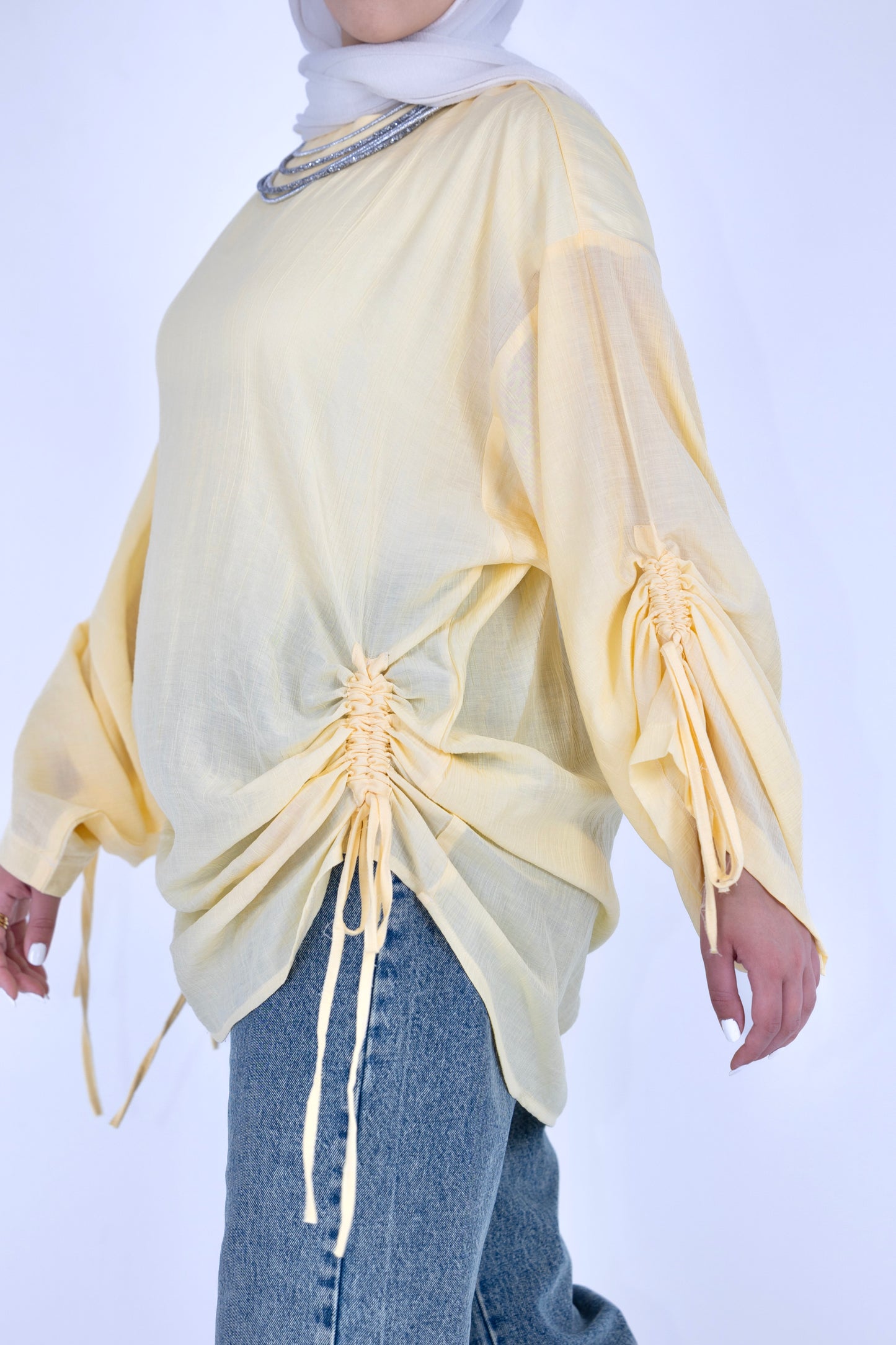 Lumi Blouse in Butter Yellow
