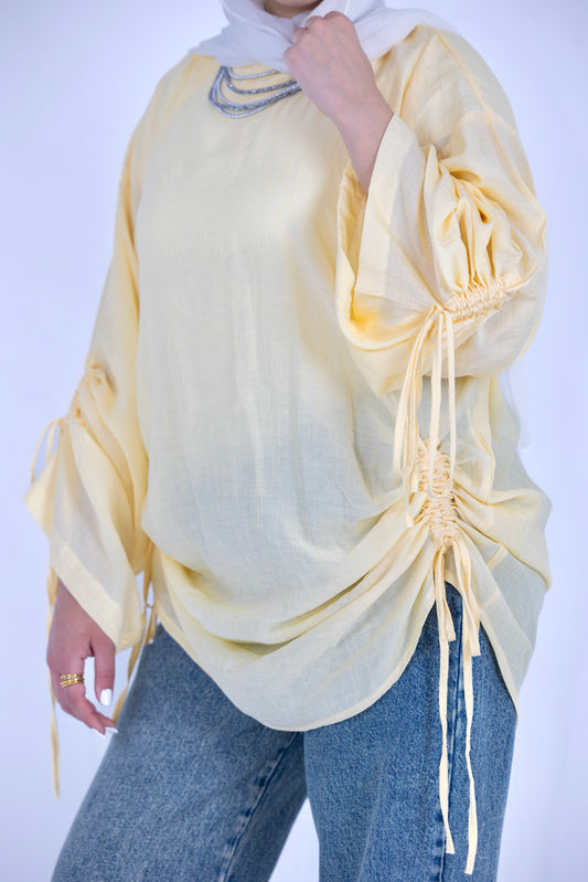 Lumi Blouse in Butter Yellow