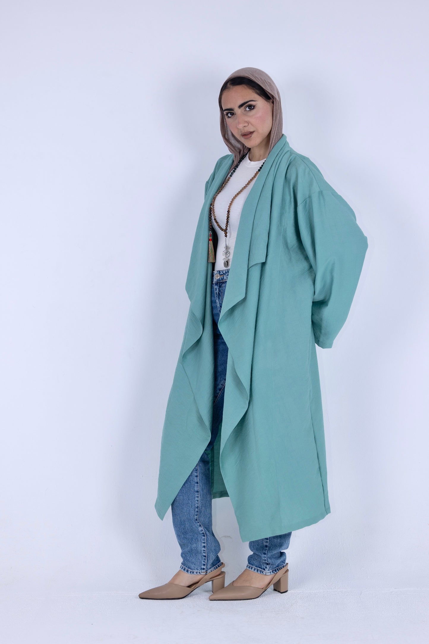 Free Flow Kimono in Mint