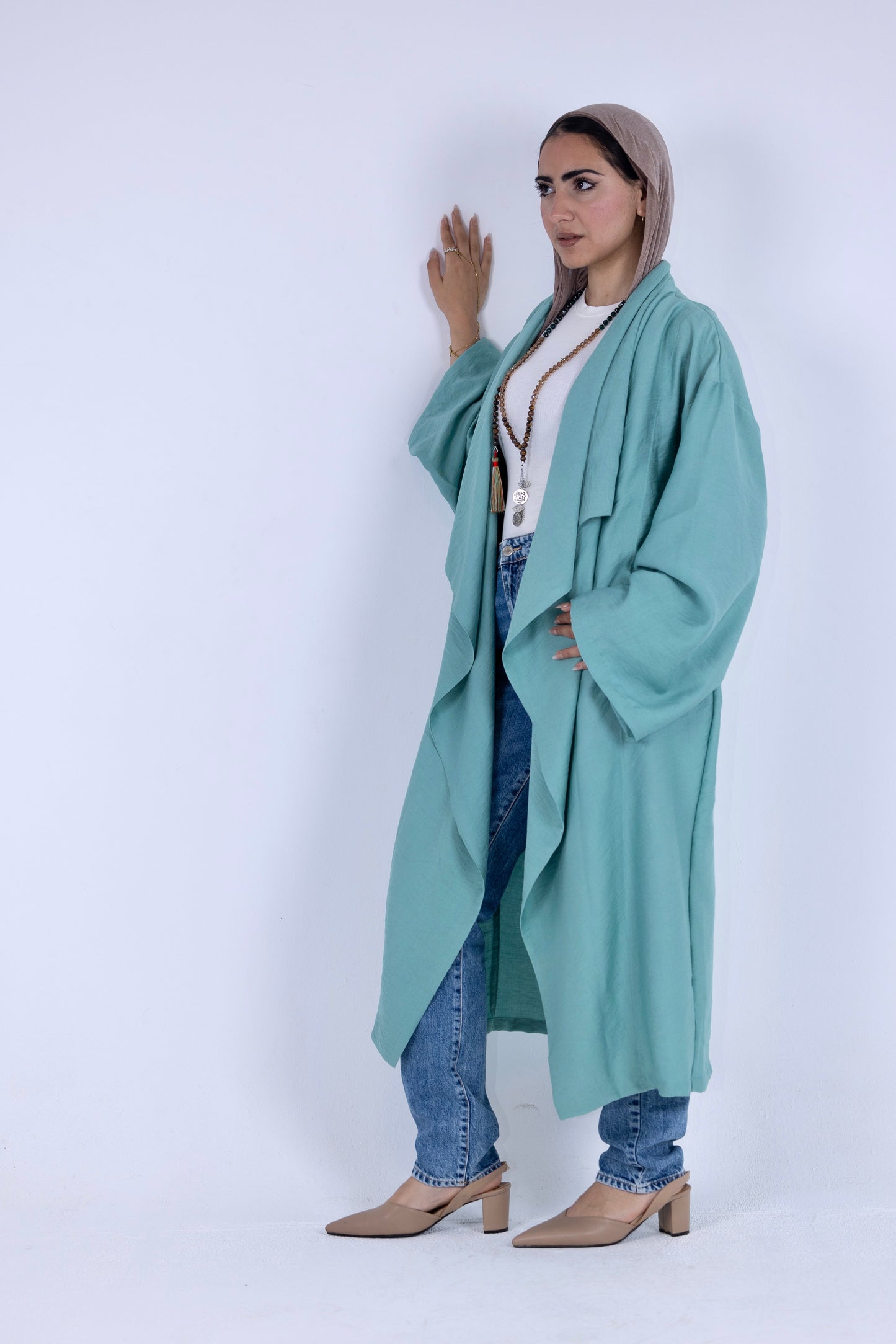Free Flow Kimono in Mint