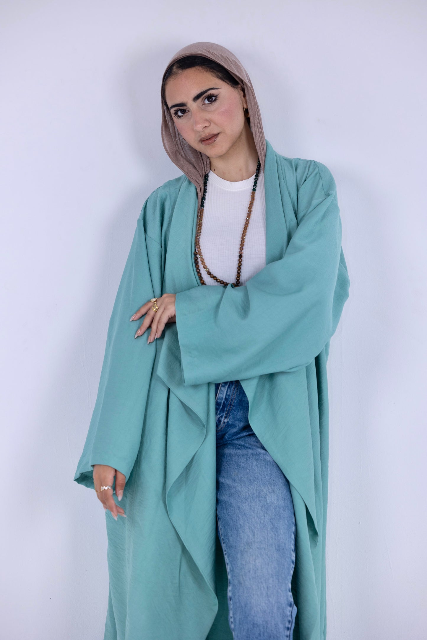 Free Flow Kimono in Mint