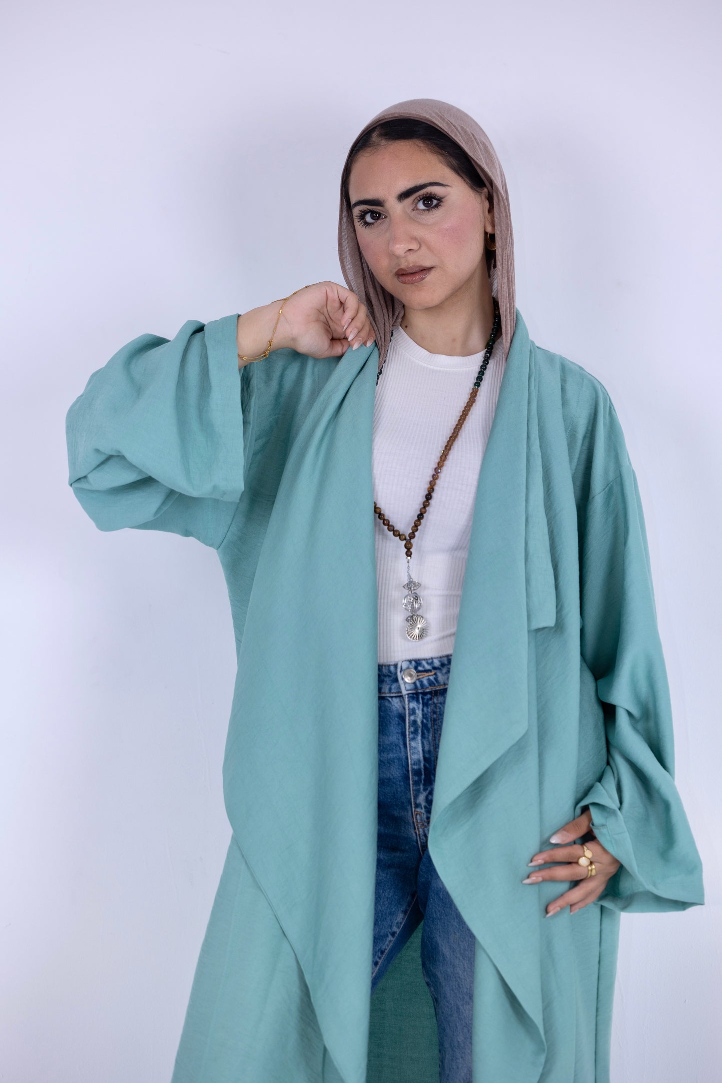 Free Flow Kimono in Mint