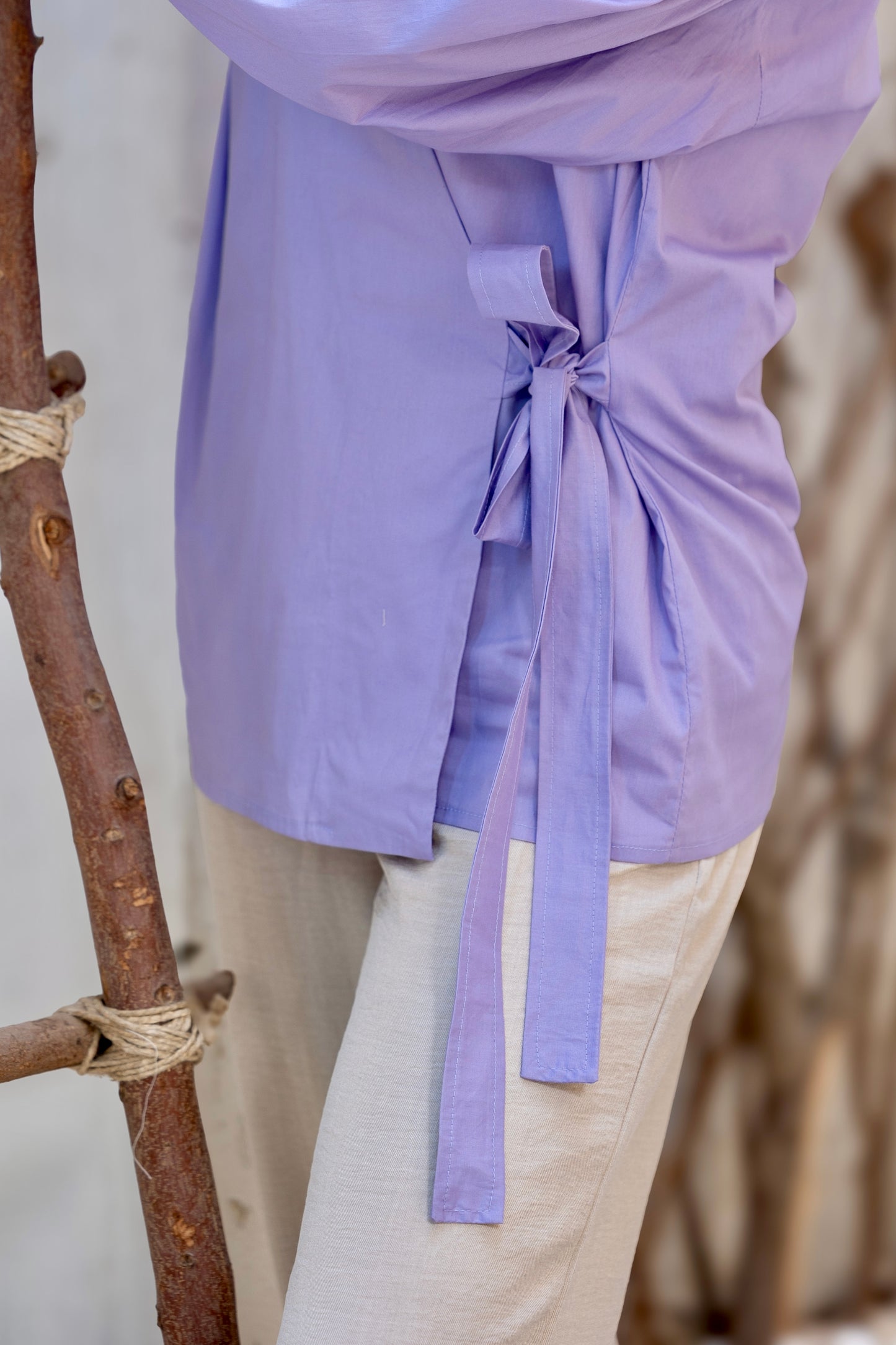 Ever Wrap Chemise in Lavander