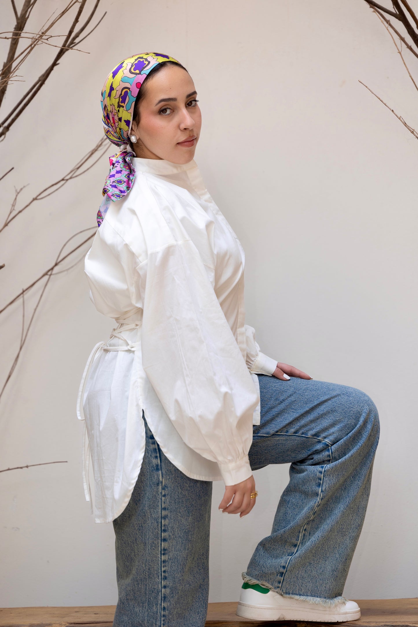 Cora Chemise in white